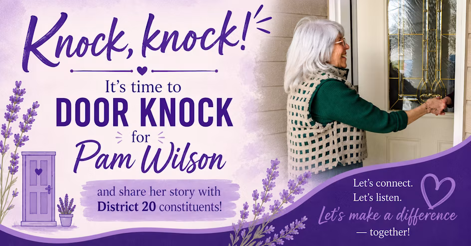 pam wilson doorknock